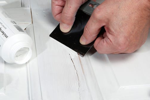 Fyldningsdør: Revnerne spartles Fyldningsdør: Revnerne spartles